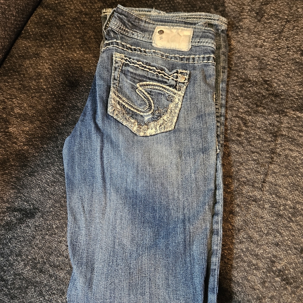 Silver jeans